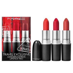 MAC Travel Exclusive Dangerous Reds Lipstick Trio